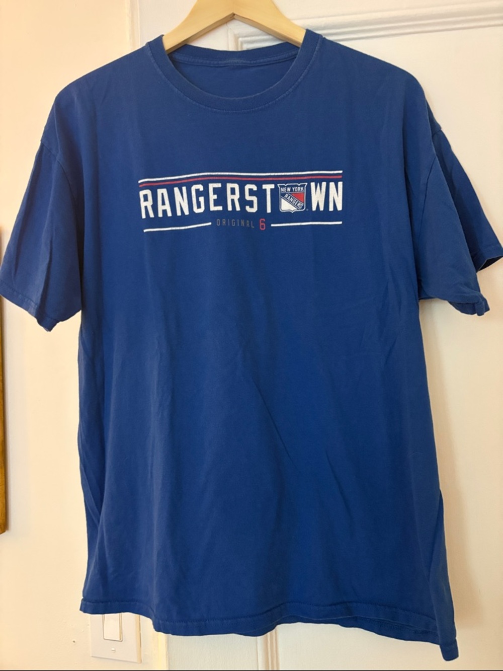 NY Rangers Blue Graphic T-Shirt